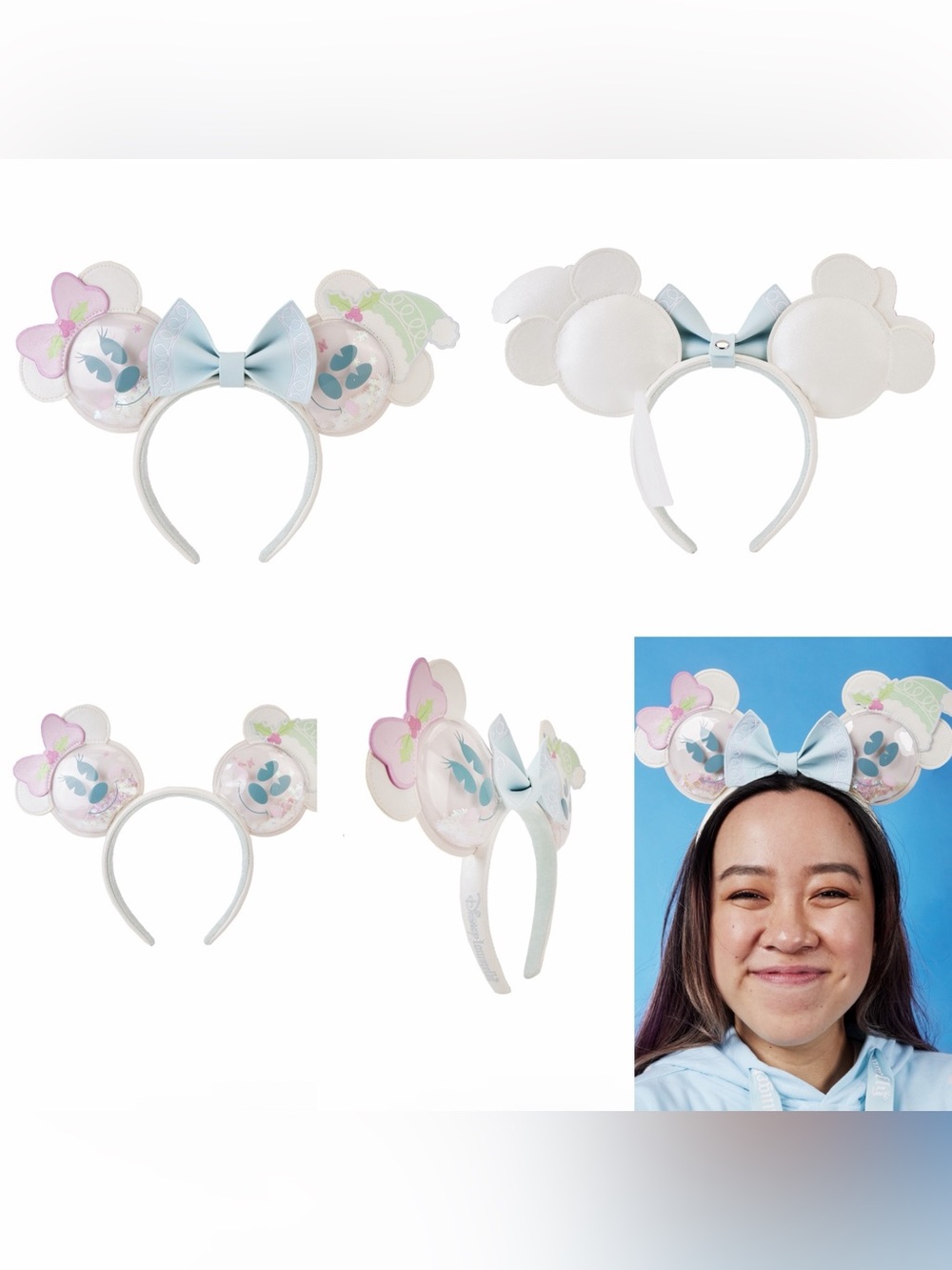 💕2/$44💕NWOT Loungefly Disney Mickey & Pastel Snowman Minnie Ears
Headband